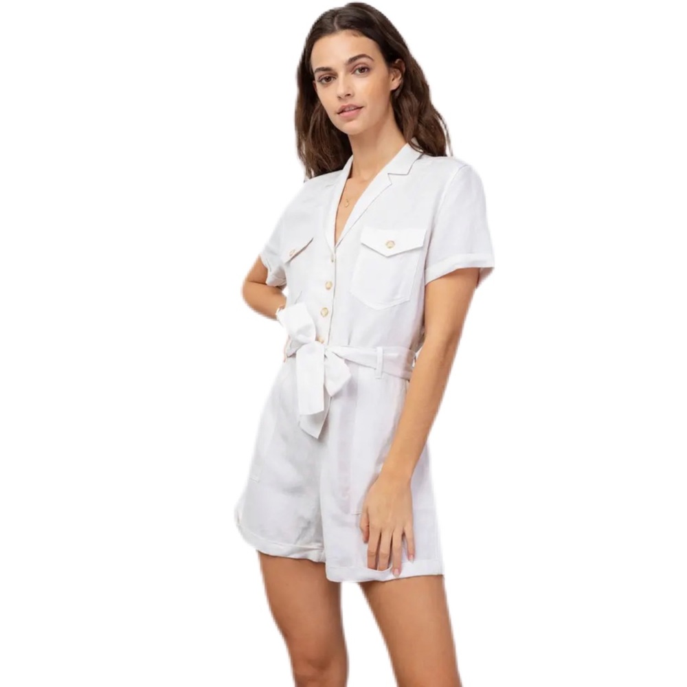 Georgie Tie Waist Romper